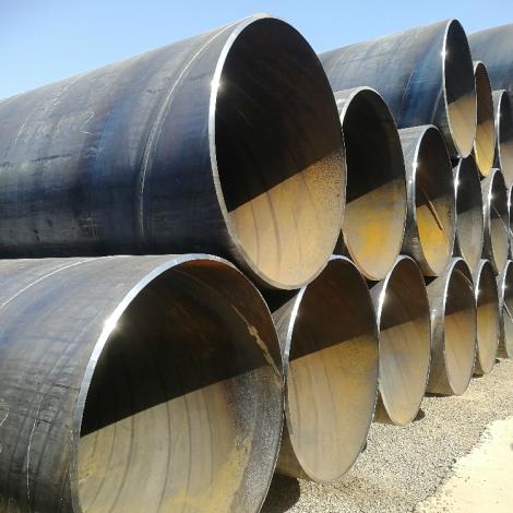 Spiral welded steel pipe